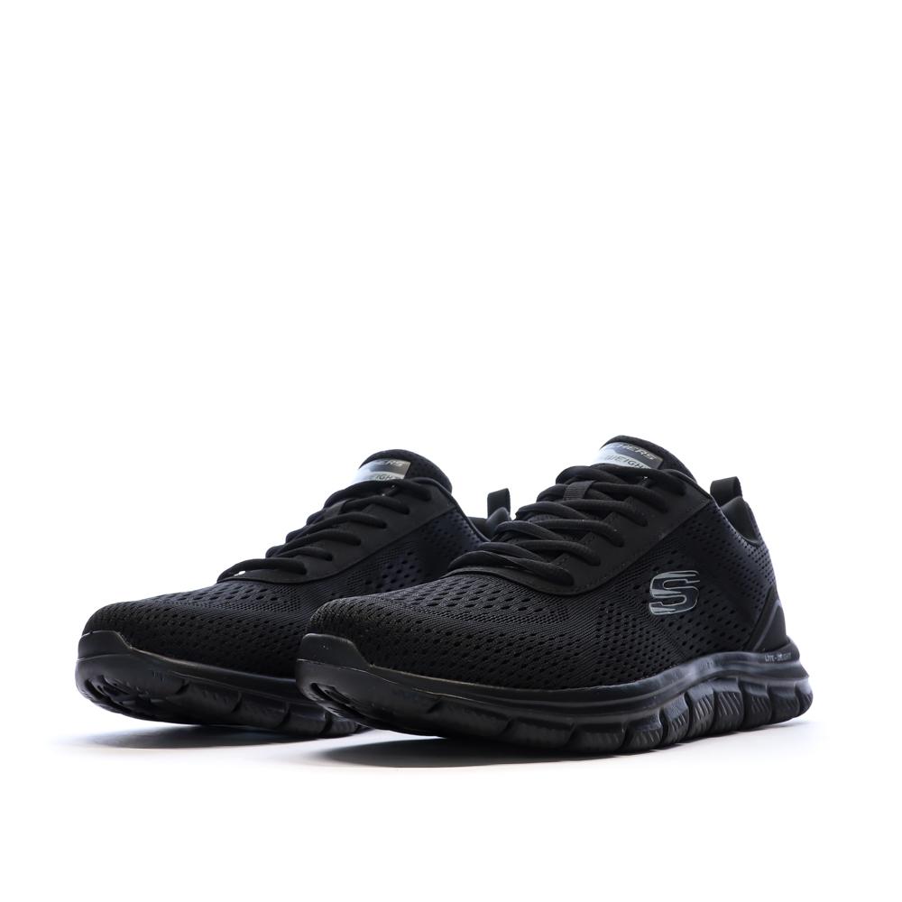 Baskets Noires Homme Skechers Track Leshur vue 6