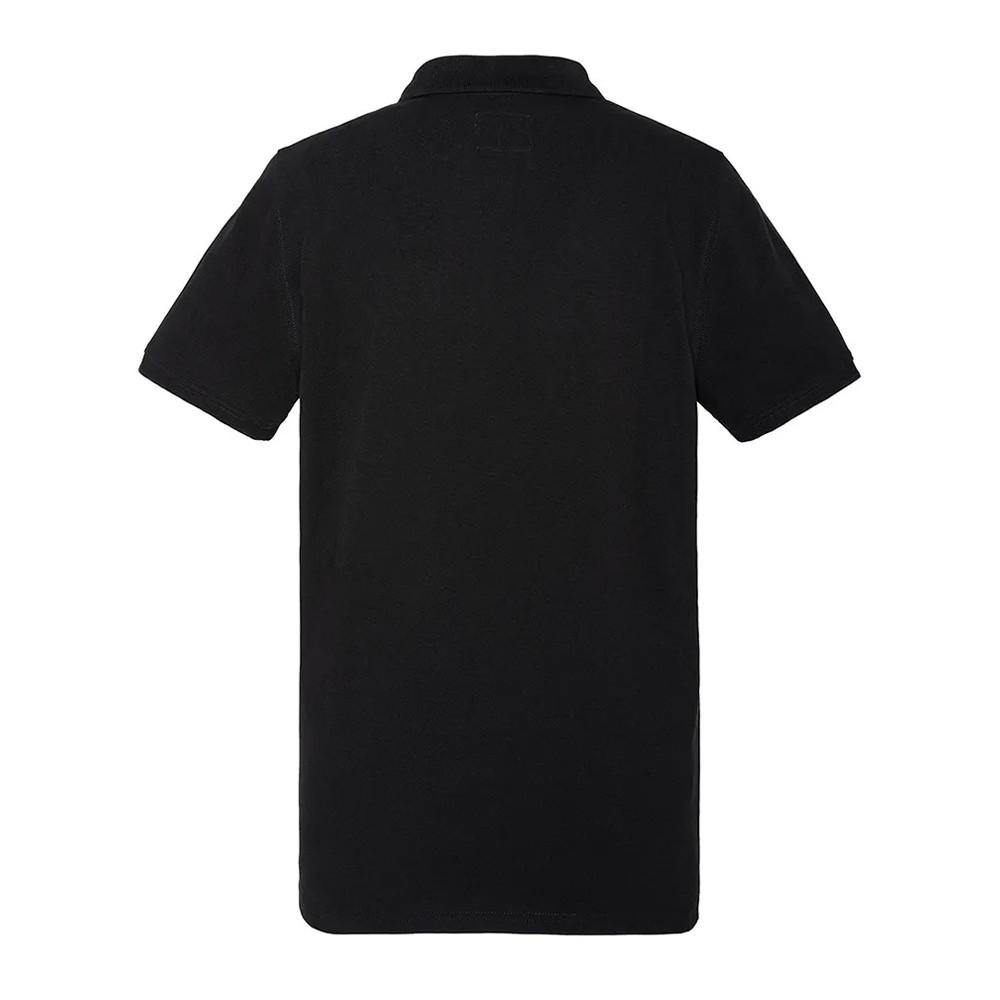 Polo Noir Homme Schott S0022 vue 2