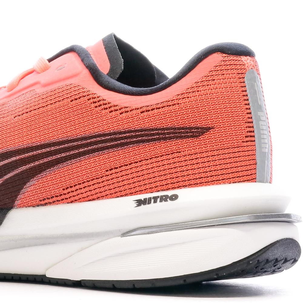 Chaussures de running Orange Femme Puma Velocity Nitro vue 7
