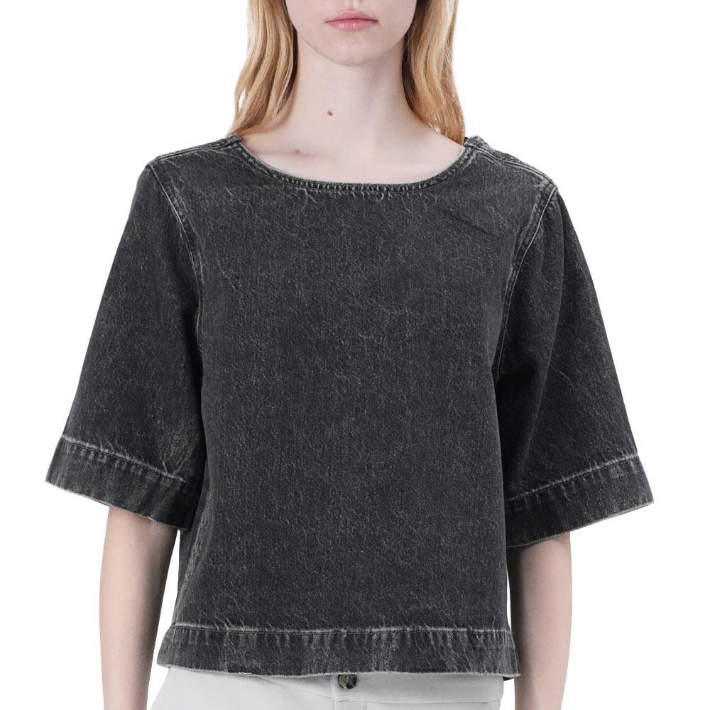 Blouse en Jean Noir Femme Only Gigi pas cher