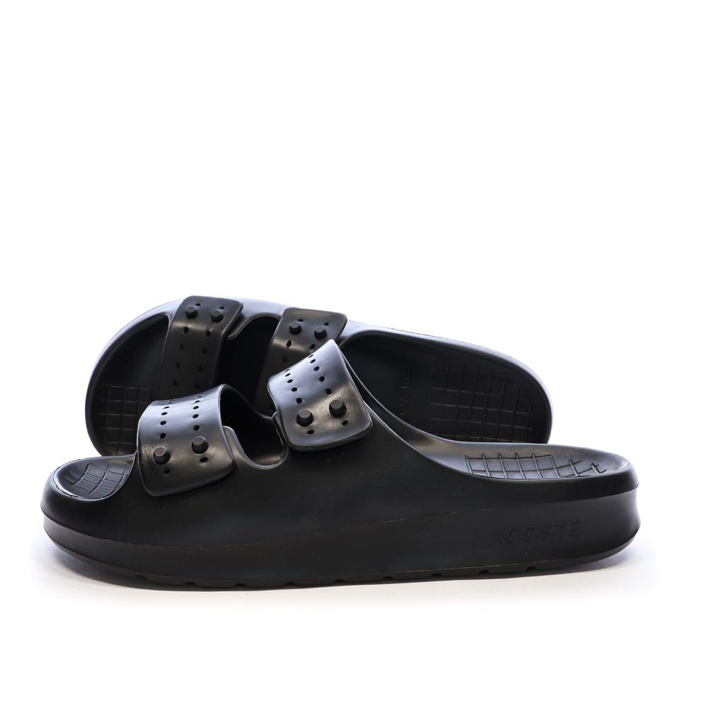 Lacoste Strap CMA Sandalias negras para hombre barato