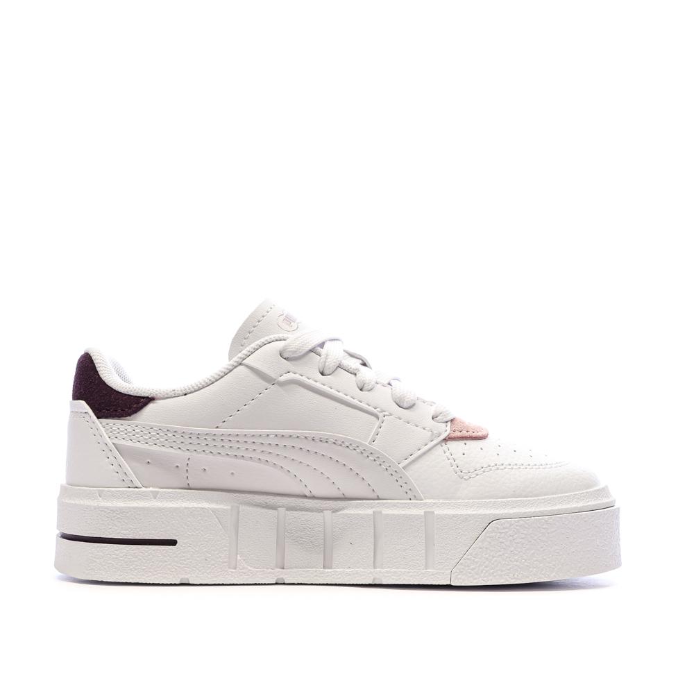 Baskets Blanc/Rose Fille Puma Puma Cali Court Match vue 2