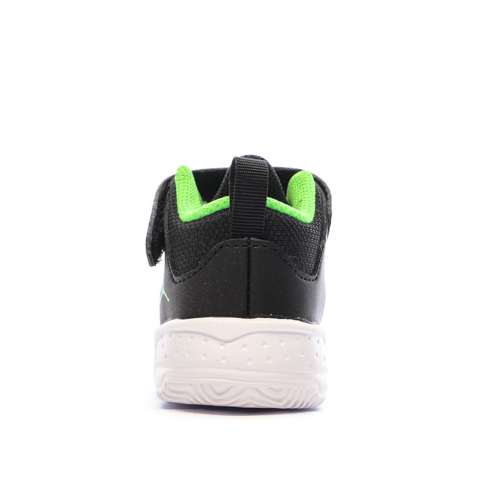 Baskets Noir/Vert Garçon Nike Jordan Max Aura 3 vue 3