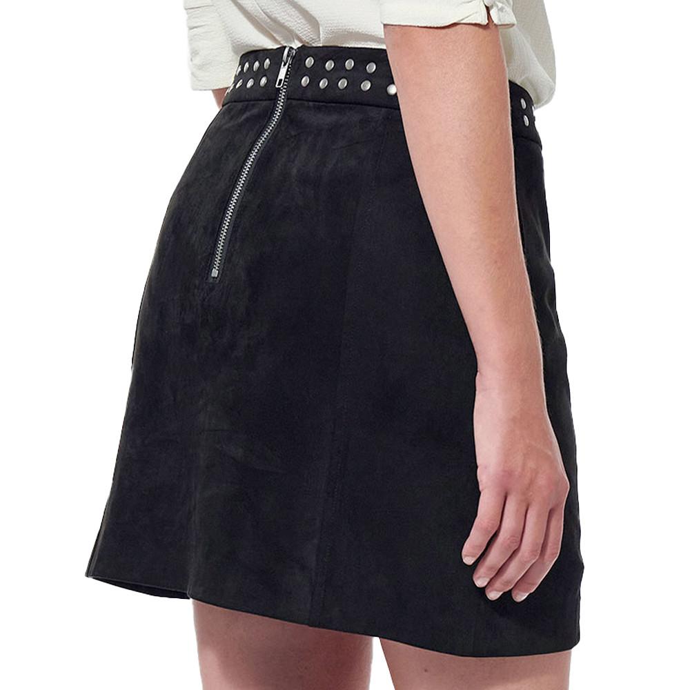 Jupe Noir Suédine Femme Kaporal Veniz vue 2
