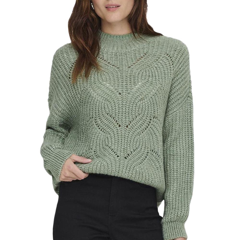 Pull Vert Femme Only Rubine pas cher