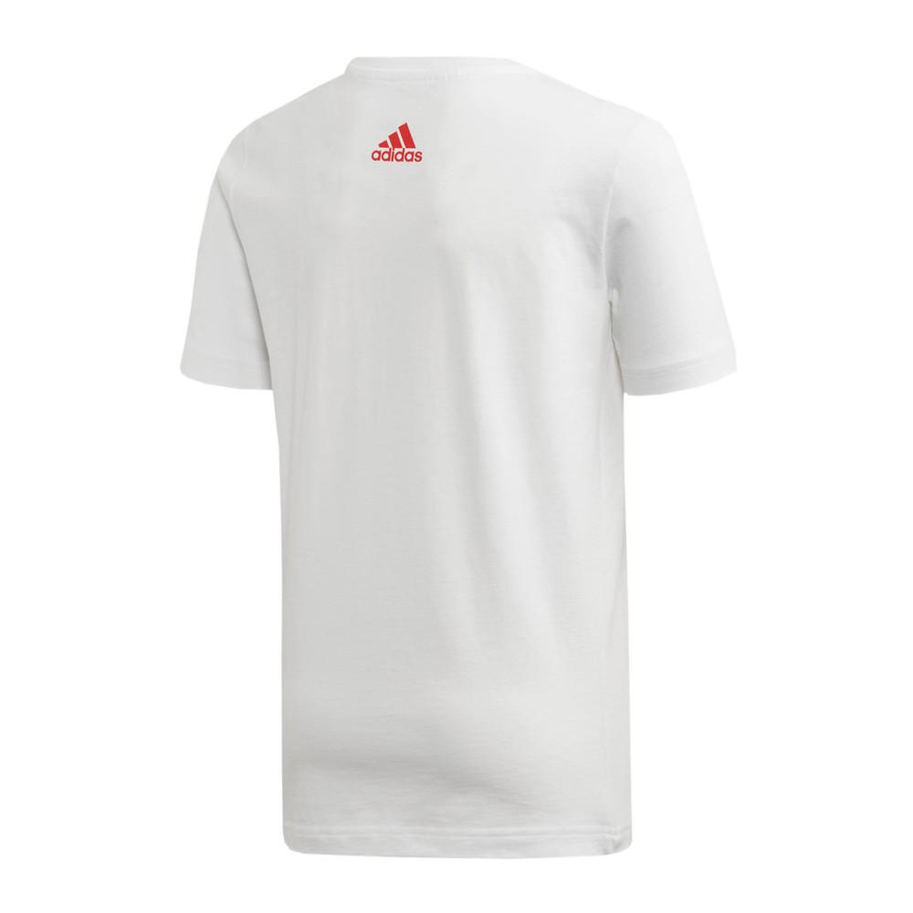 Mo Salah T-Shirt blanc garçon Adidas Celeb Tee vue 2
