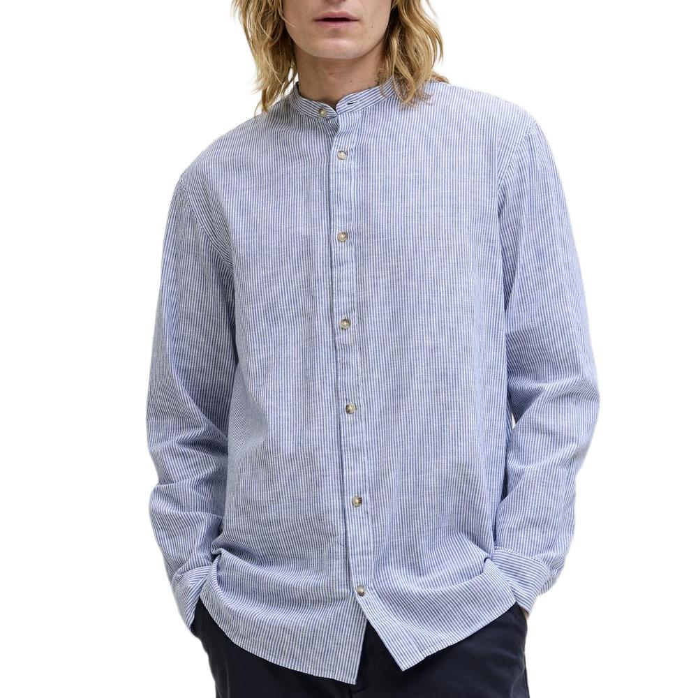Chemise Bleu/Blanche Homme Jack & Jones Jjesummer pas cher