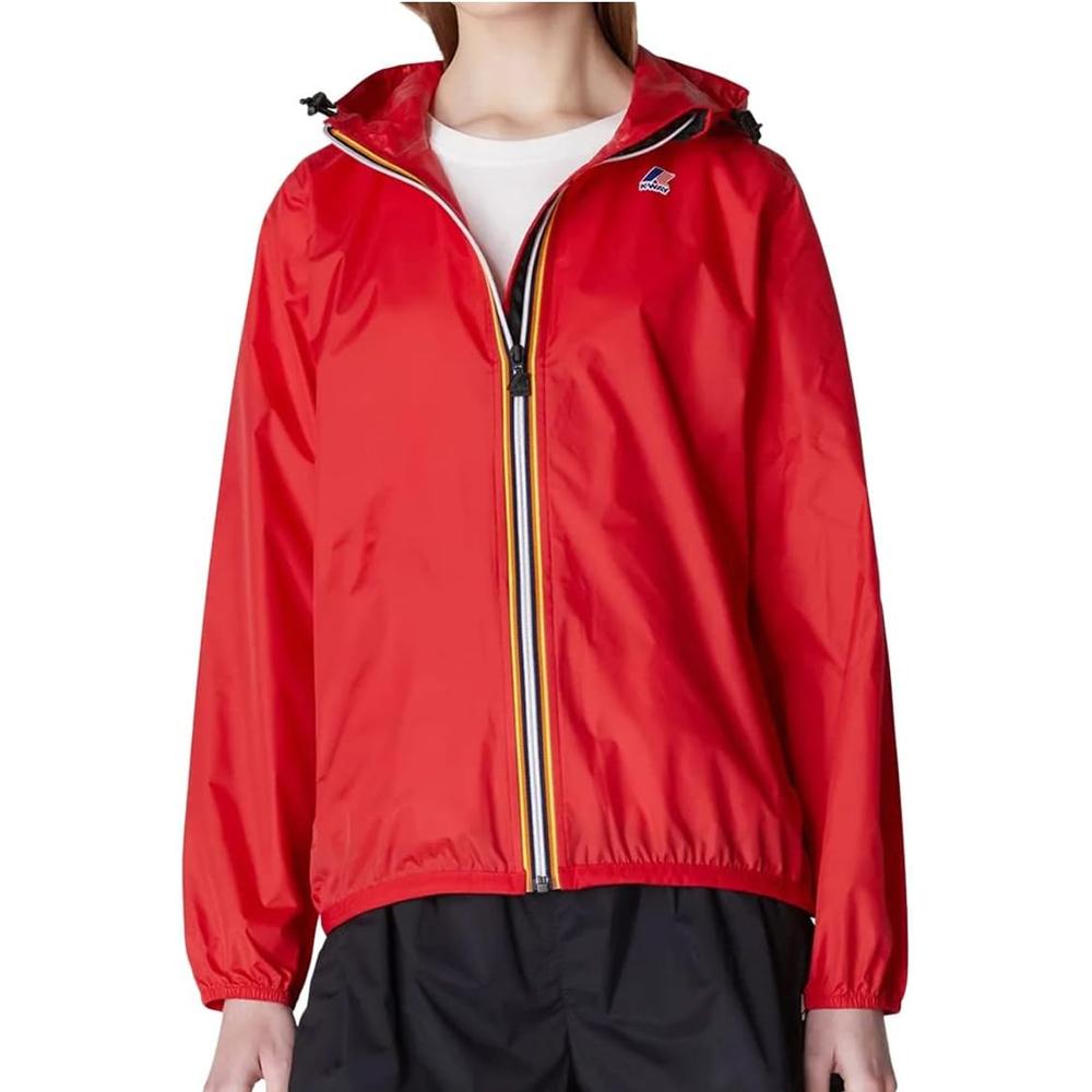 Coupe-Vent Rouge Femme K-WAY Le Vrai 3.0 Claudette pas cher