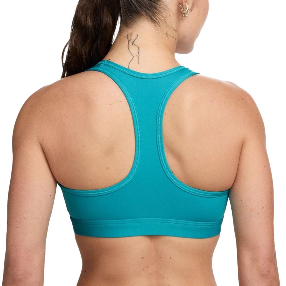 Brassière de Sport Bleu Femme Nike SWSH MED vue 2