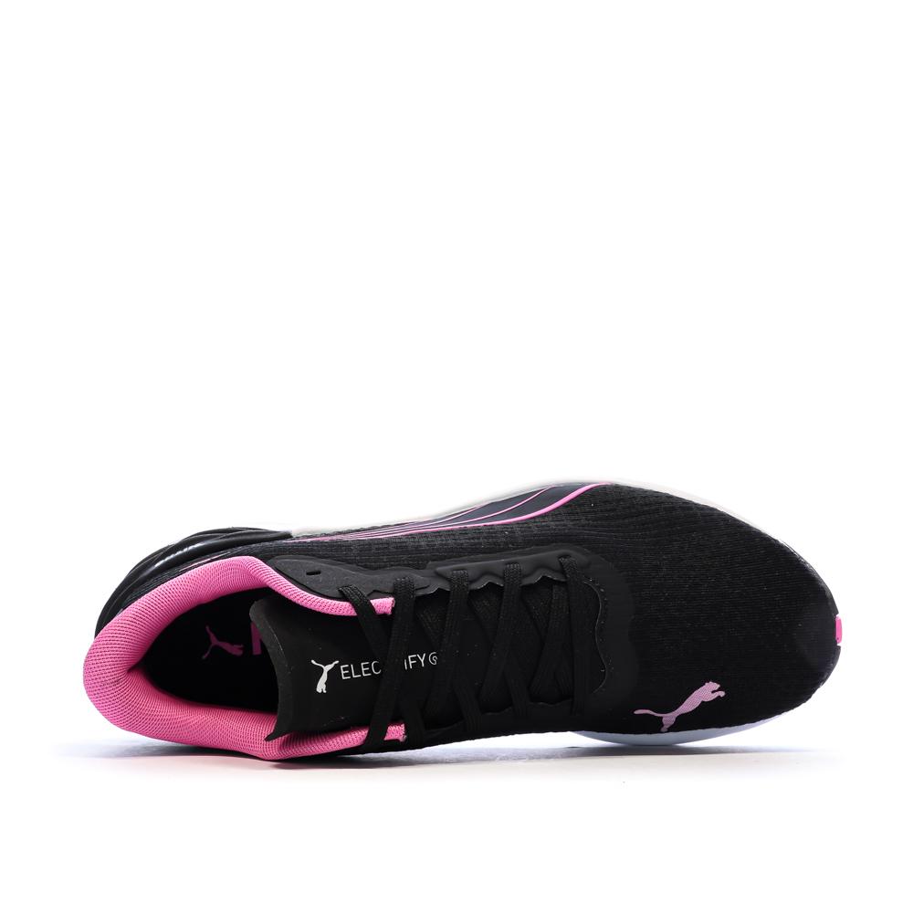 Chaussures de Running Noir/Rose Femme Puma Electrify Nitro 3 vue 4