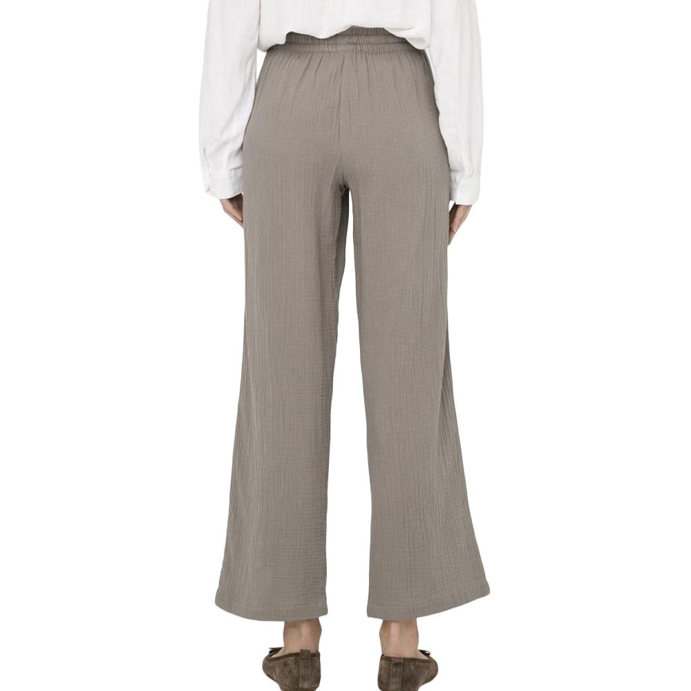 Pantalon Fluide Taupe Femme JDY PHANTOM vue 2