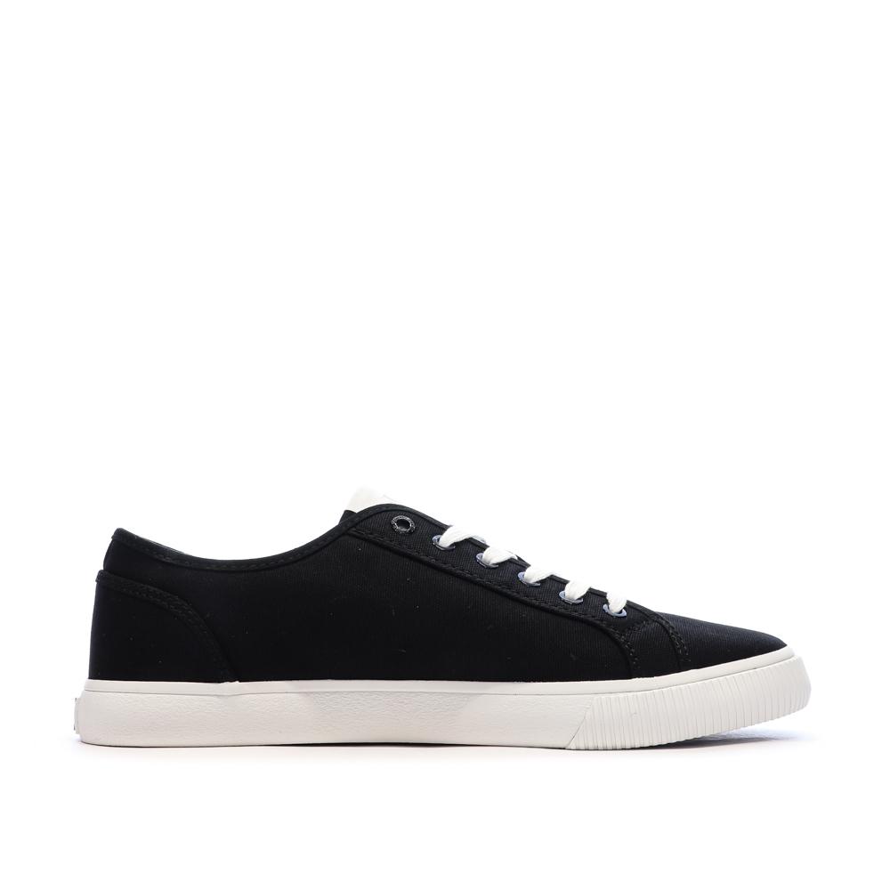 Baskets Noir/Blanc Homme Calvin Klein Jeans Ess Vulc Low vue 2