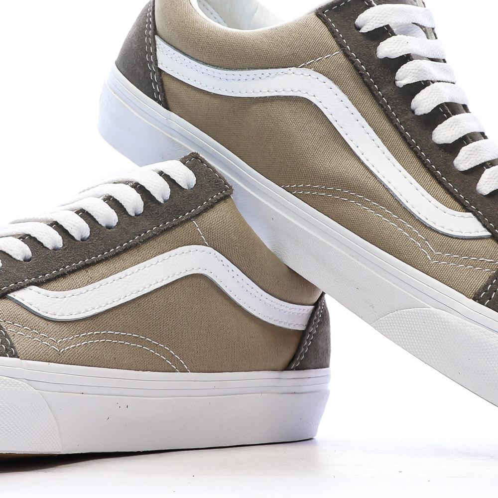 Marrón/Beige Zapatillas Hombre Vans Old Skool Canvas Block B ver 7