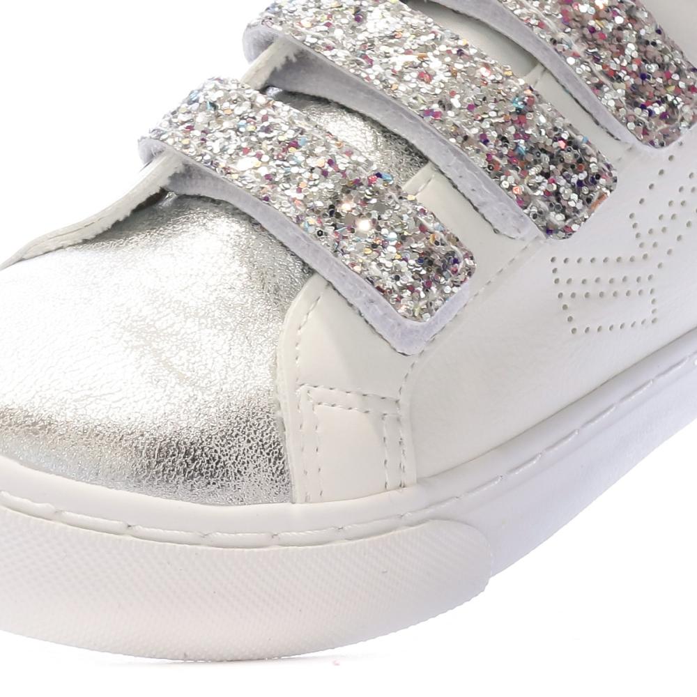 Baskets Blanche/Argent Fille Kaporal Tippy vue 7