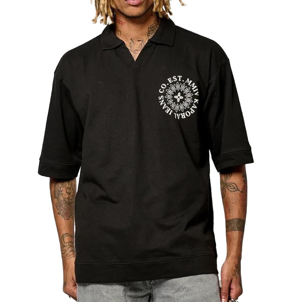 Polo Noir Homme Kaporal JAMBA pas cher