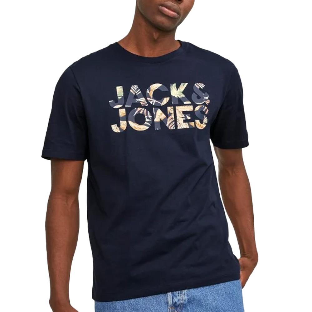 T-shirt Marine Homme Jack & Jones Jeff 12277928 pas cher