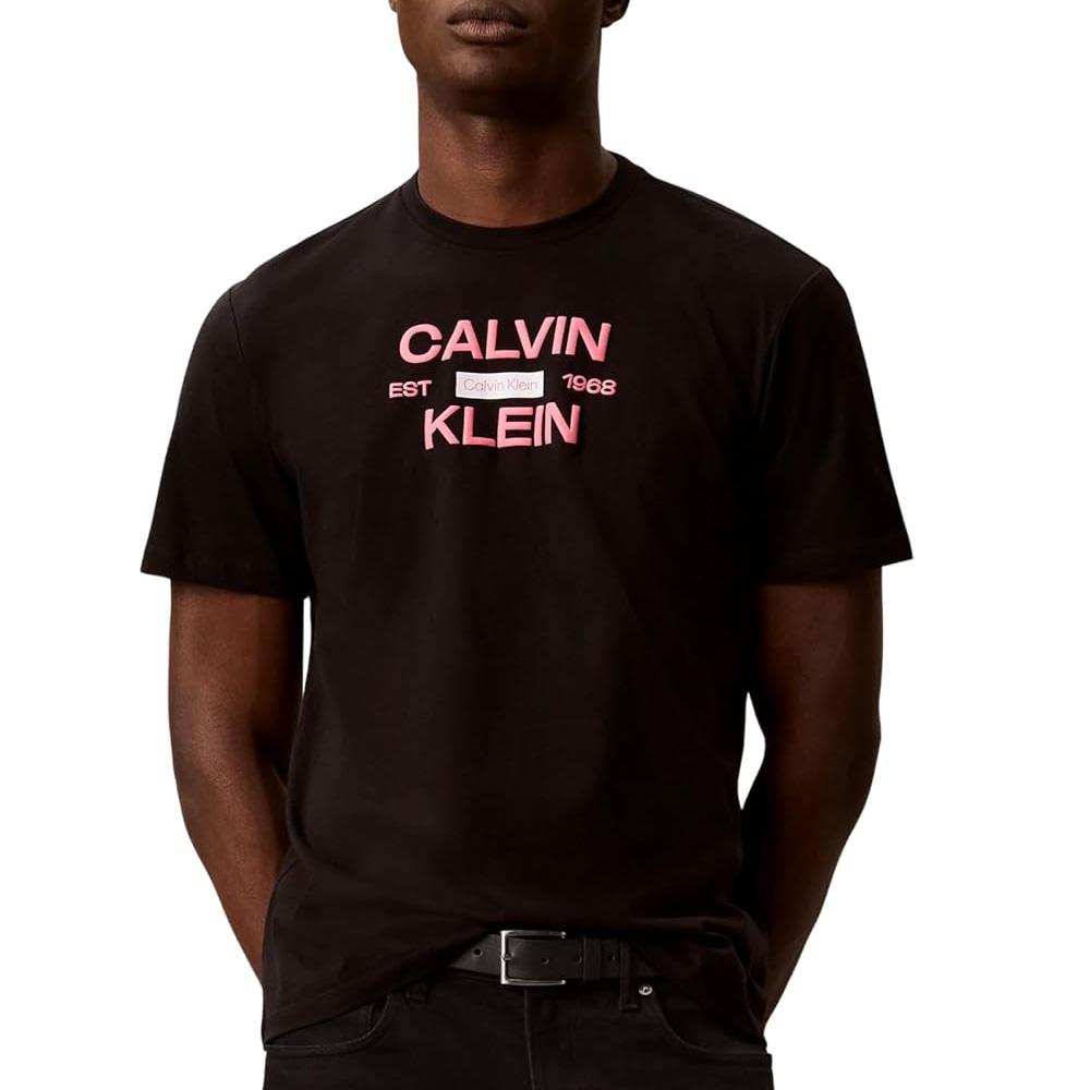 Schwarzes Herren-T-Shirt von Calvin Klein Jeans Calvinklei günstig
