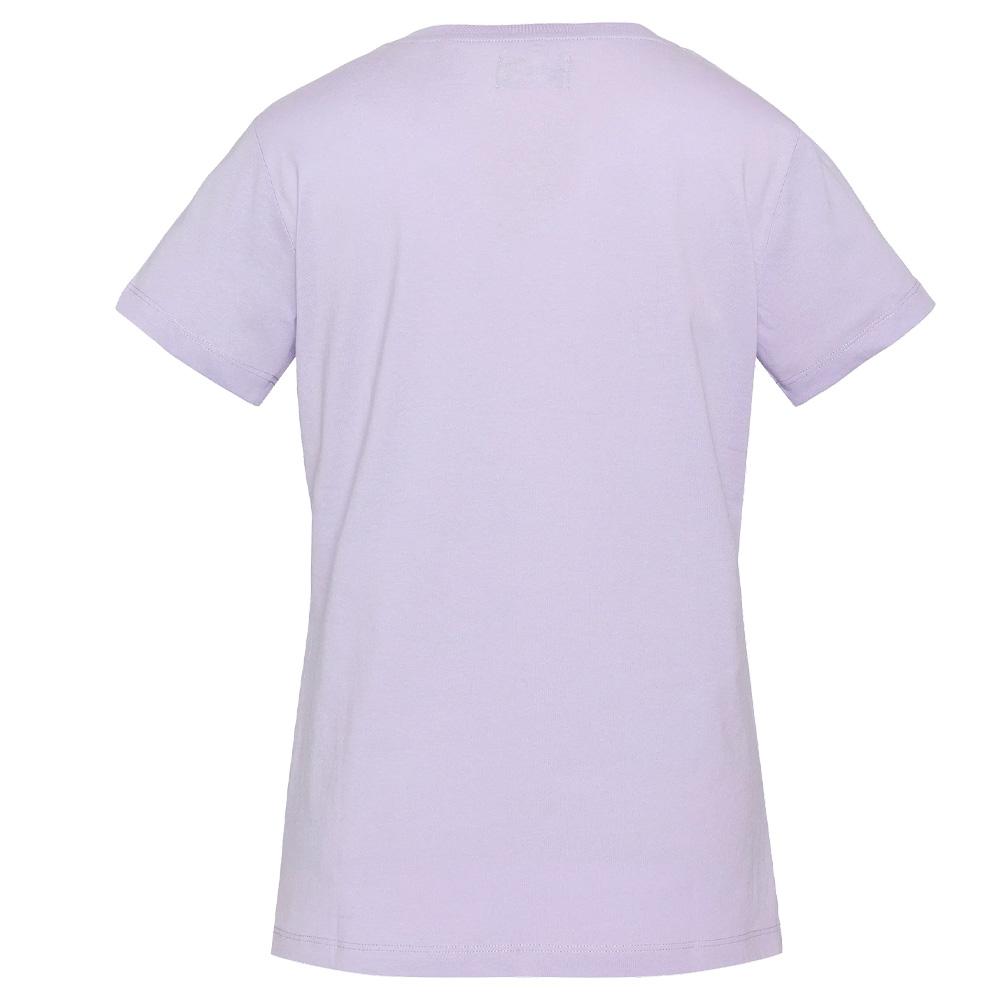 T-Shirt Mauve Femme Schott TSBRODEDW vue 2