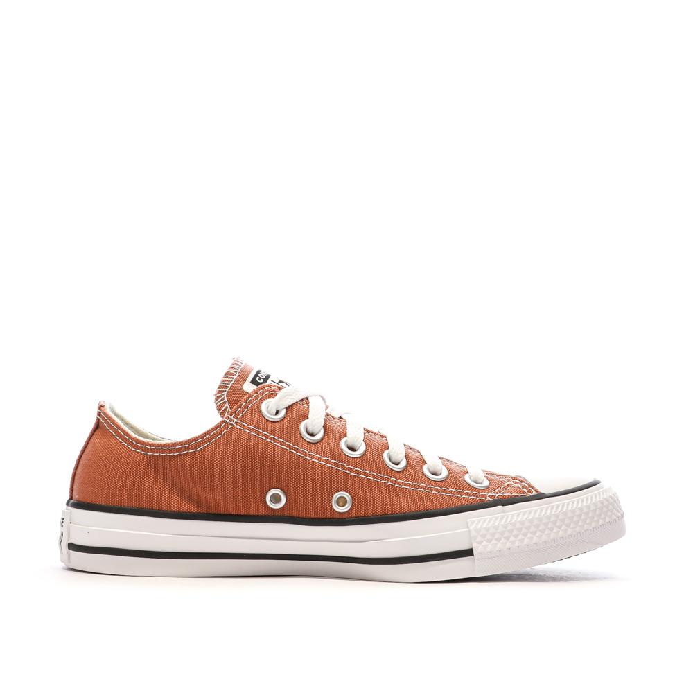 Baskets Orange Converse Homme Chuck Taylor All Star Nutshell vue 2