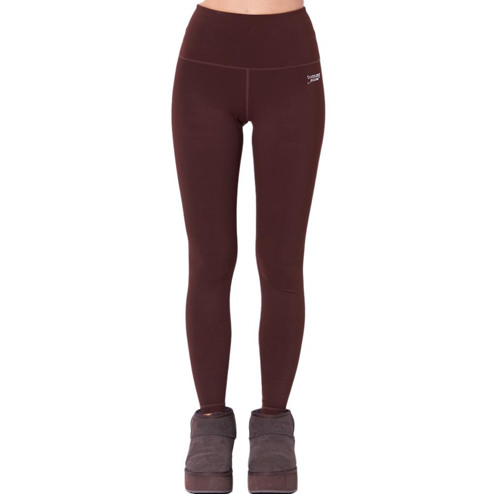 Legging Marron Femme Tommy Hilfiger Silver pas cher