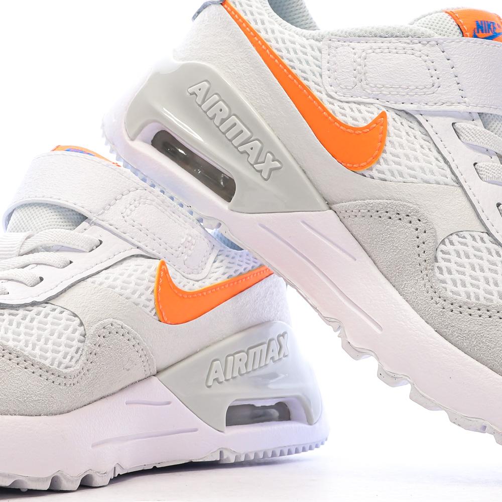 Baskets Grise Garçon Nike Air Max Systm vue 7