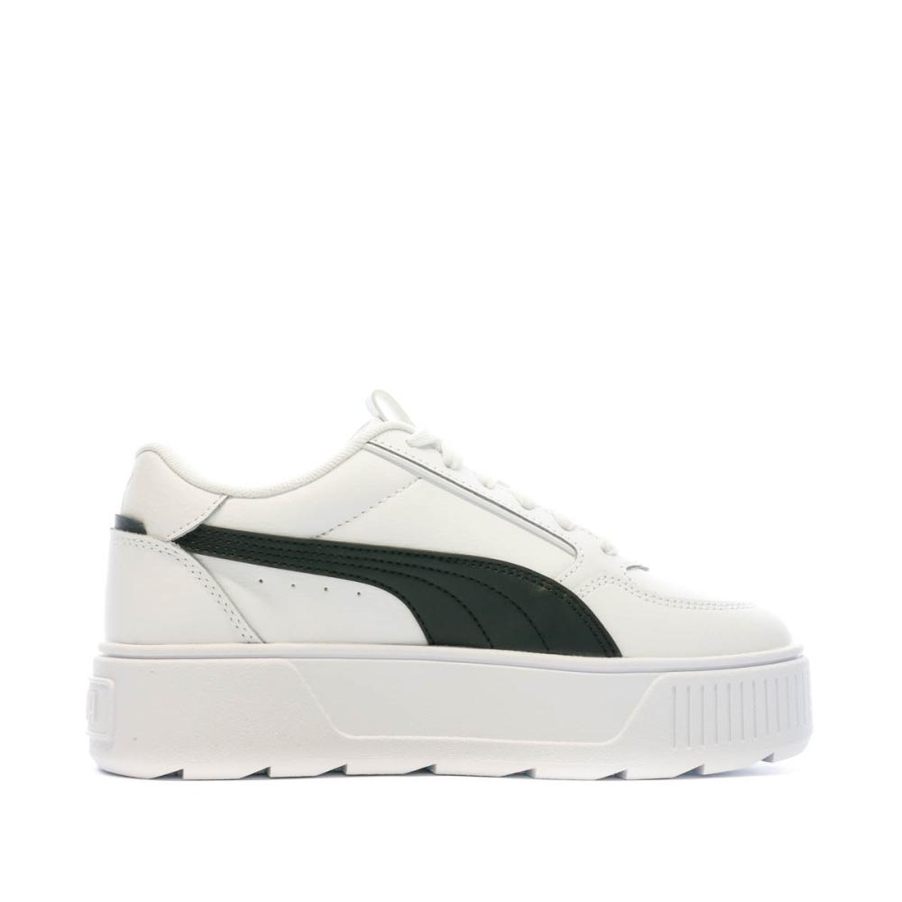 Baskets Blanches/Noires Femme Puma Karmen vue 2