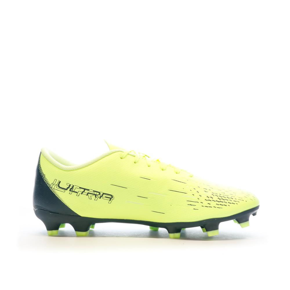 Chaussures de football Jaune Homme Puma 01_ultra Play Fg/ag vue 2