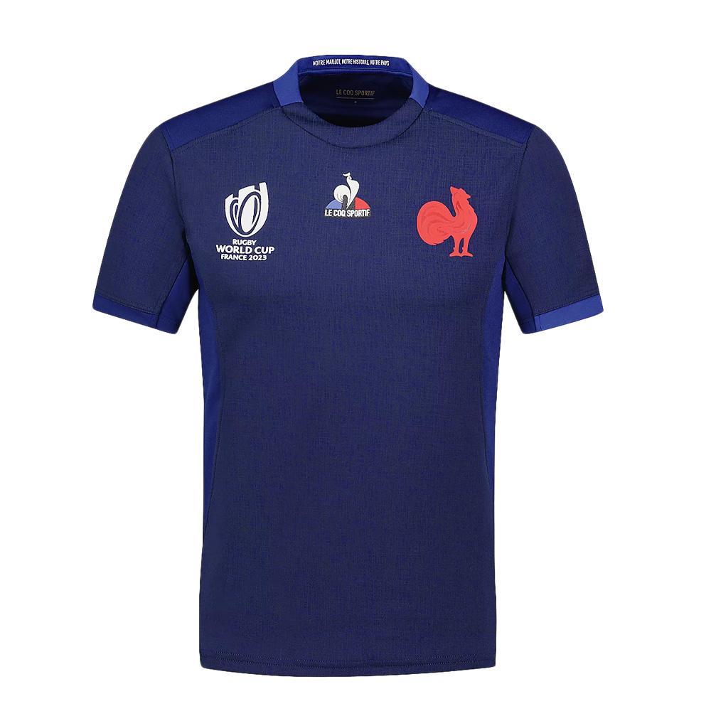 France Maillot de rugby Domicile Marine Homme Le Coq Sportif 23/24 pas cher