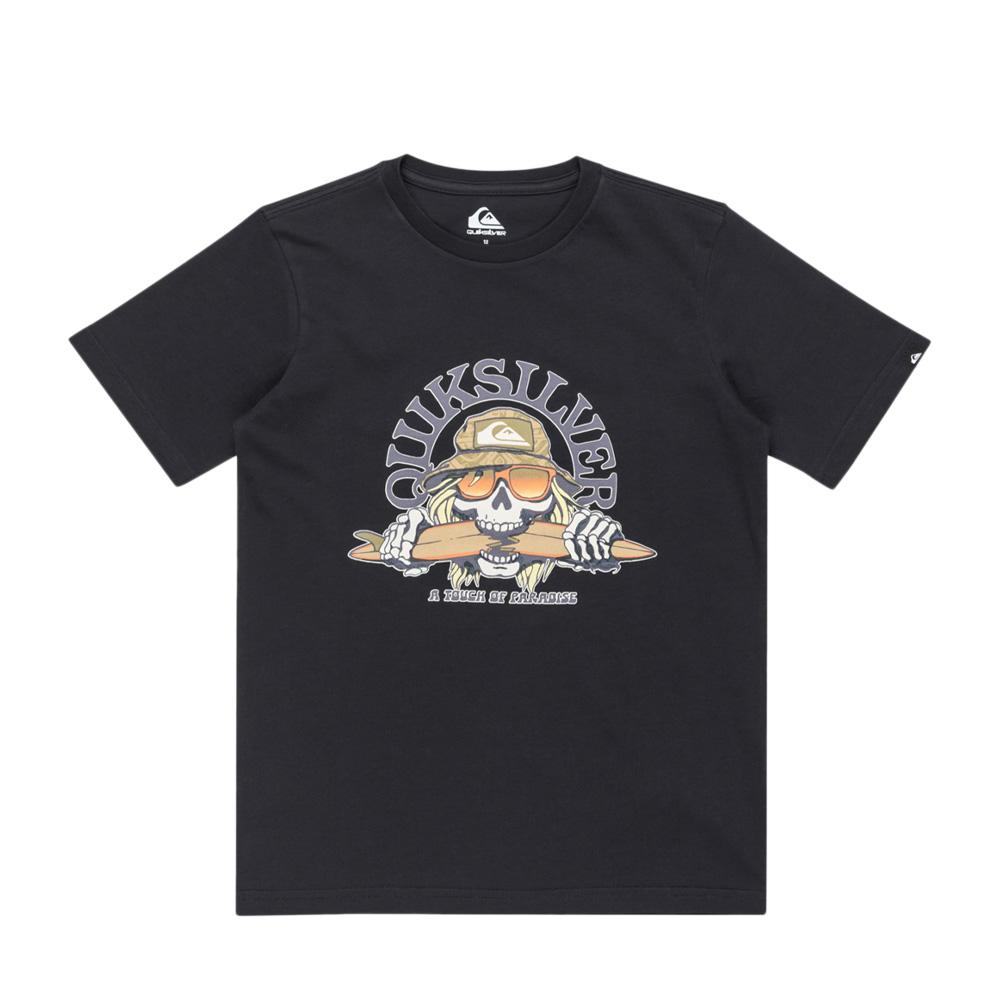 T-Shirt Marine Garçon Quiksilver Skull Feast pas cher