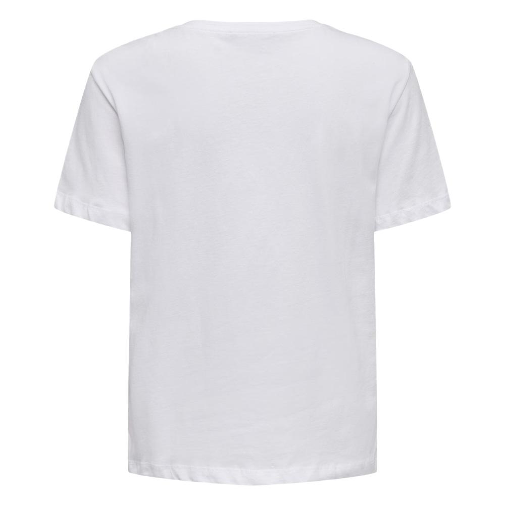 T-Shirt Blanc Femme JDY Louisa vue 2