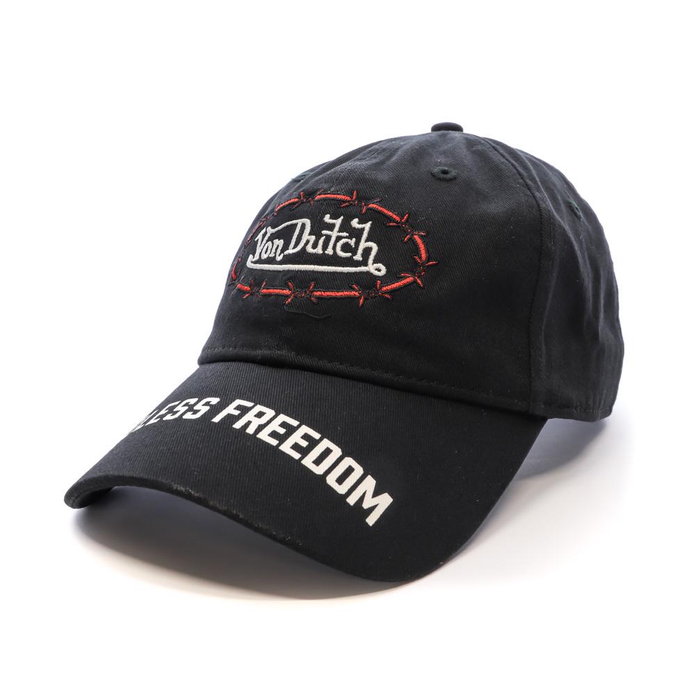 Casquette Noire/Rouge Homme Von Dutch 966120 pas cher