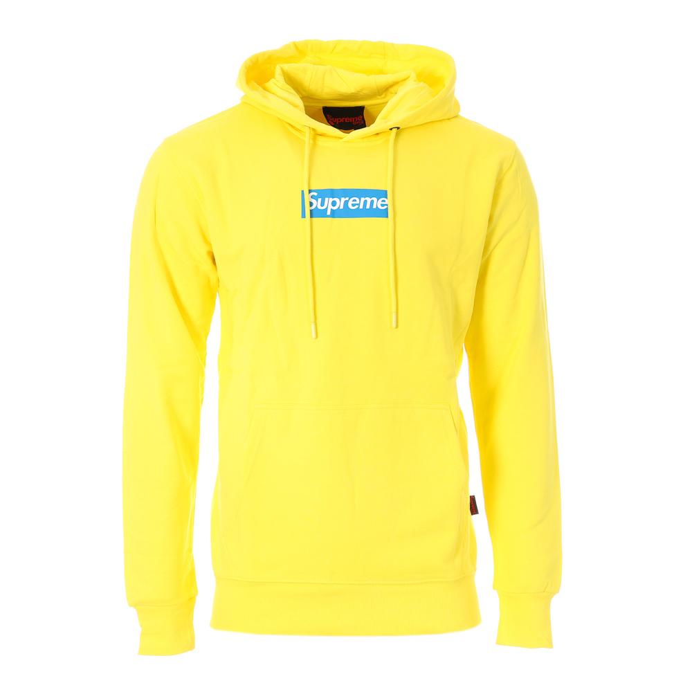 Sweat à Capuche Jaune/Bleu Homme Supreme Grip Manuel pas cher