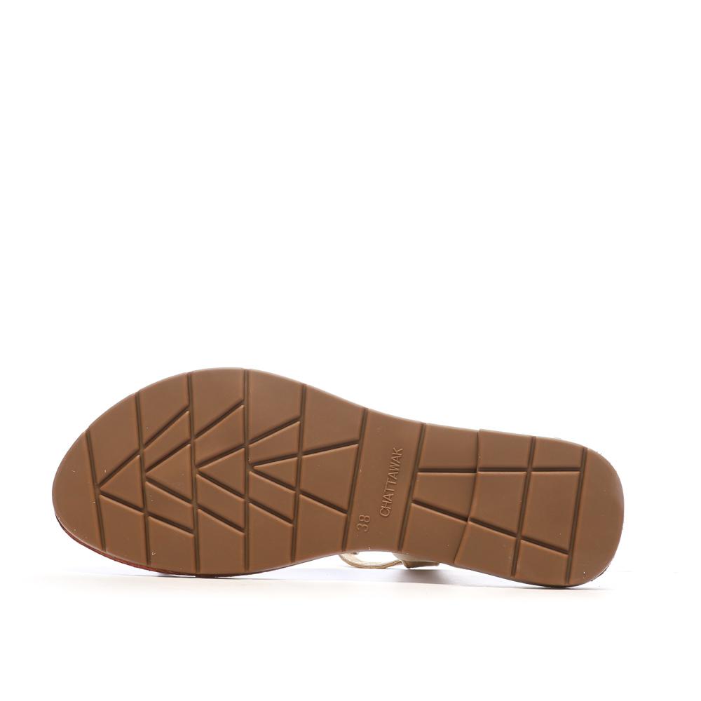 Sandales Beige Femme Chattawak PETUNIA vue 5
