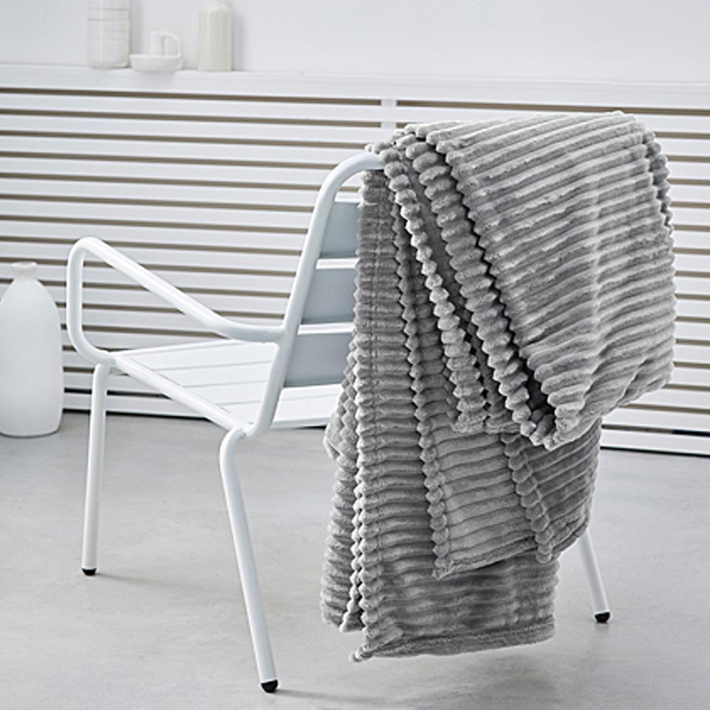 Plaid Gris Today XL 150x200cm vue 2