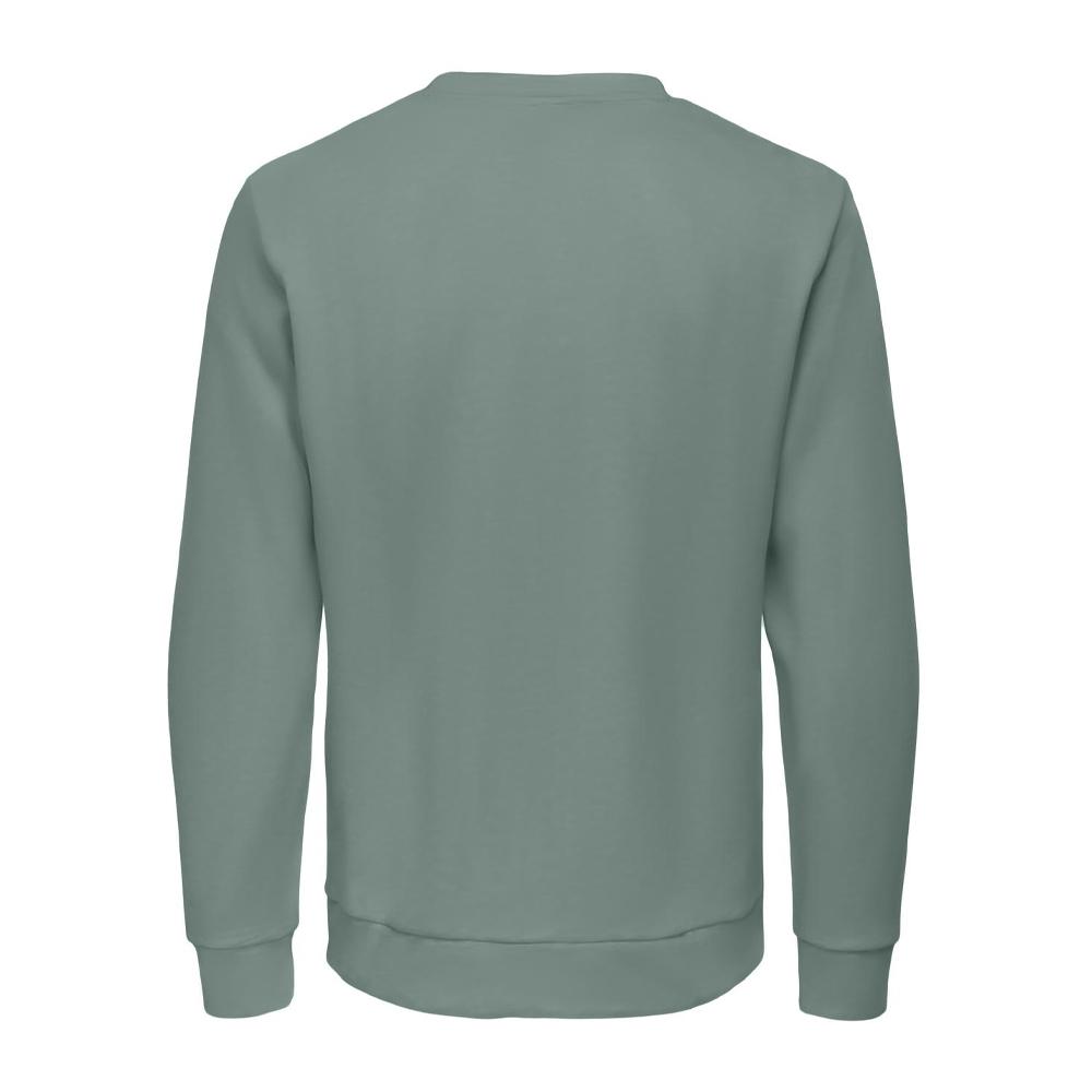 Sweat Vert Homme Only & Sons Chase vue 2