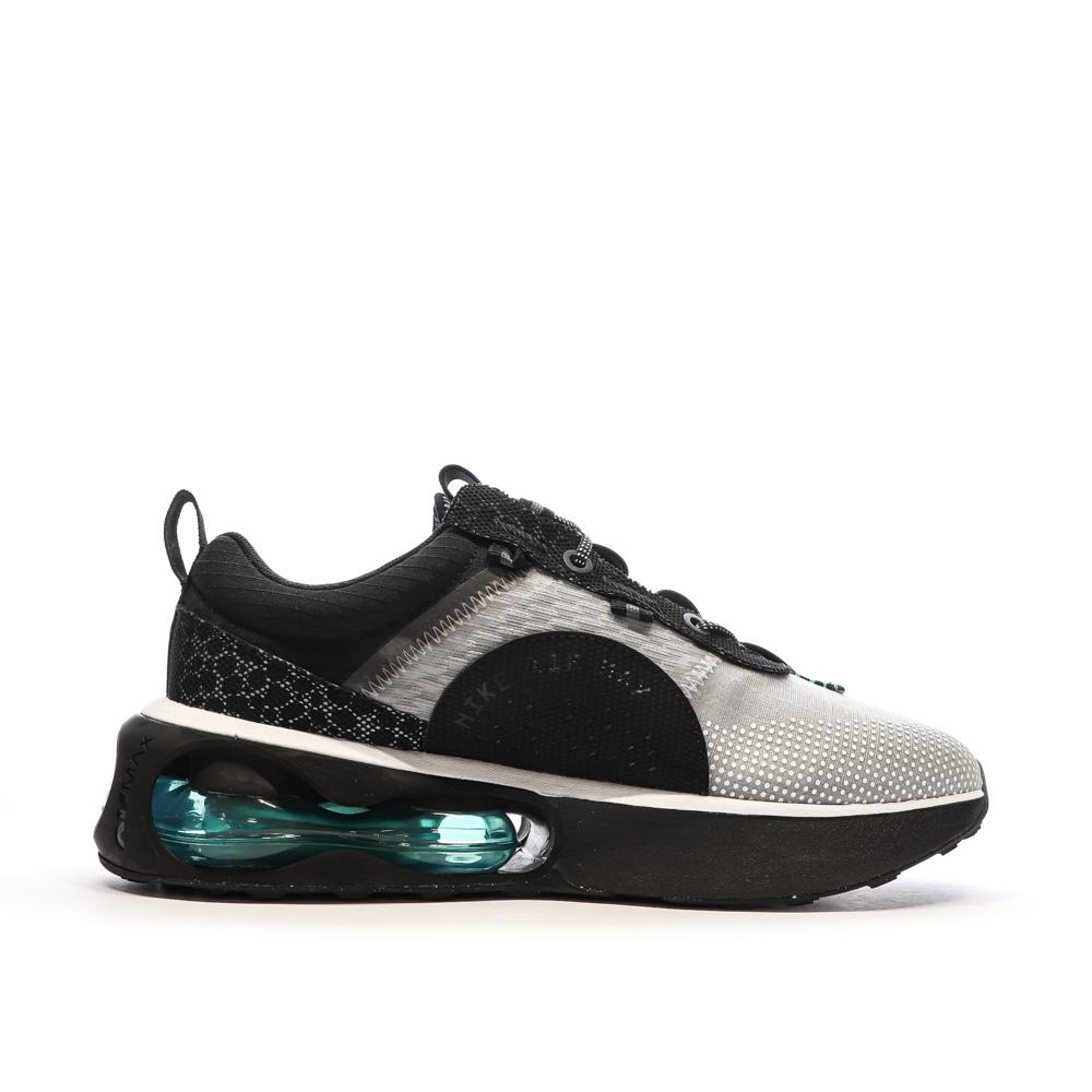 Baskets Noire/Verte Garçon Nike Air Max 2021 vue 2