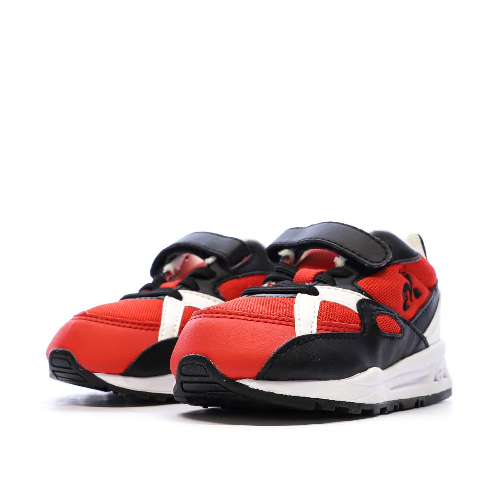 Baskets Noir/Rouge Garçon Le Coq Sportif Lcs R850 Inf vue 6
