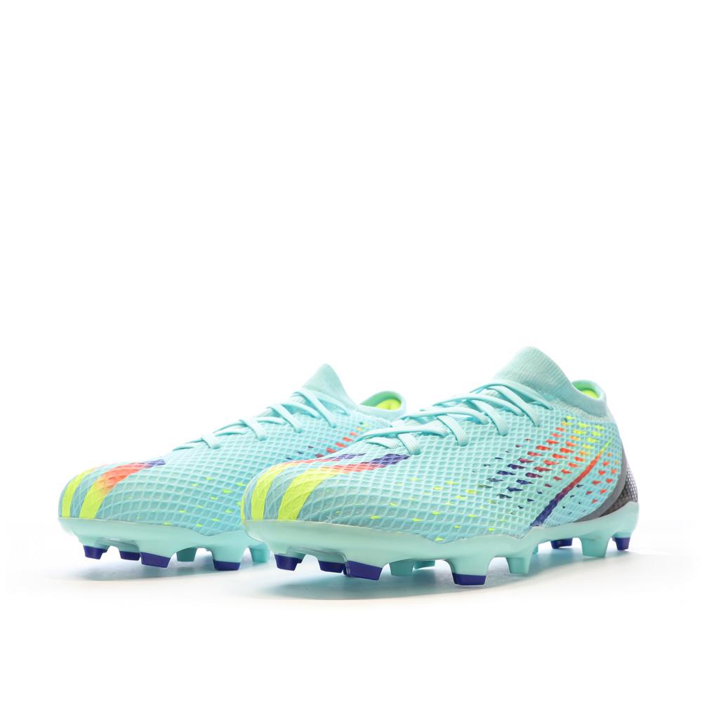 Chaussures de Foot Bleues Homme Adidas Speedportal.3 FG vue 6