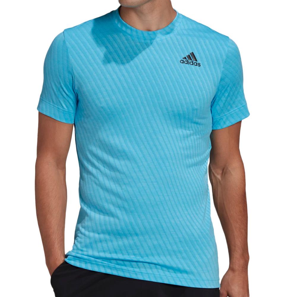 Maillot de sport Bleu Homme Adidas Freelift pas cher