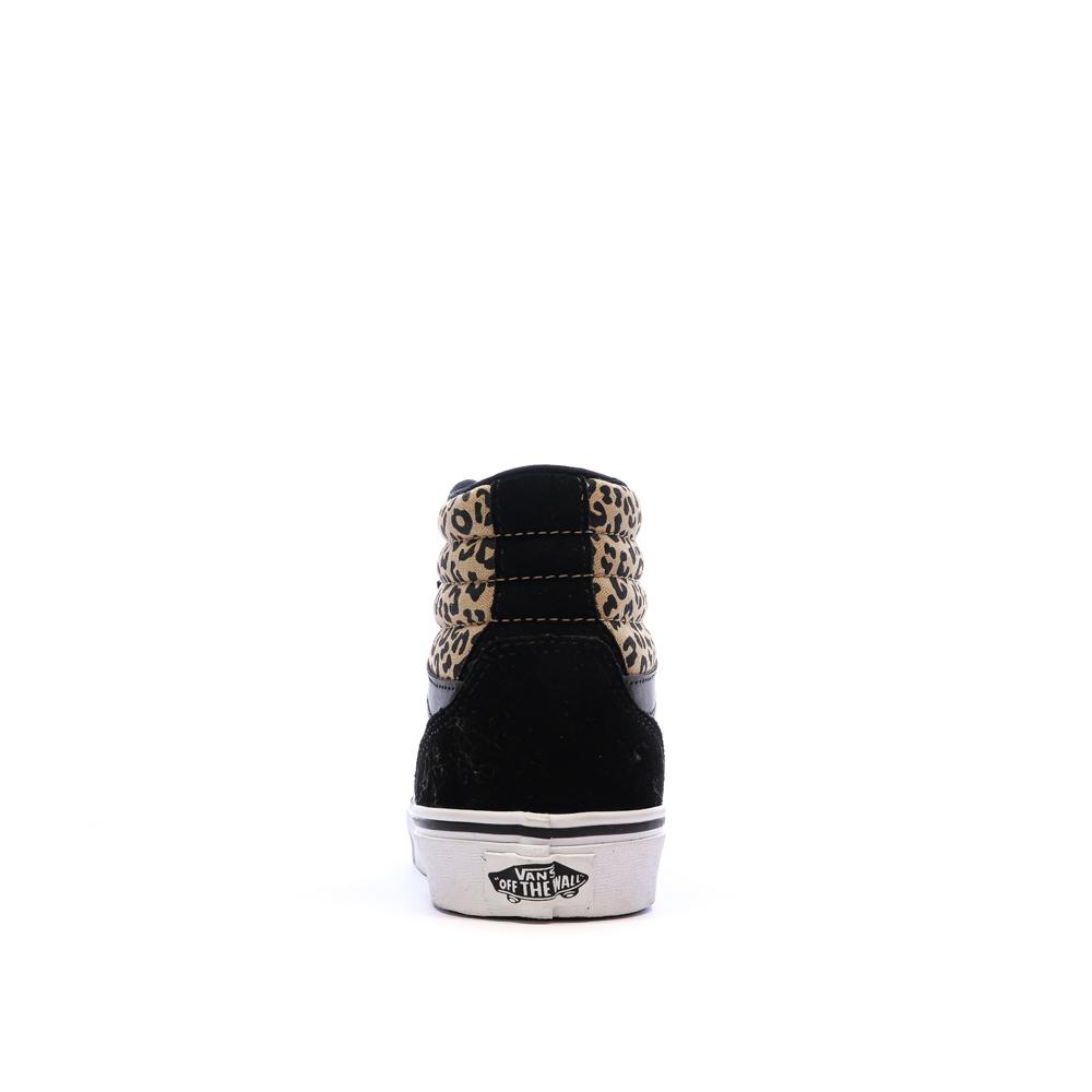 Baskets Noires Léopard Femme Vans Wm Filmore vue 3
