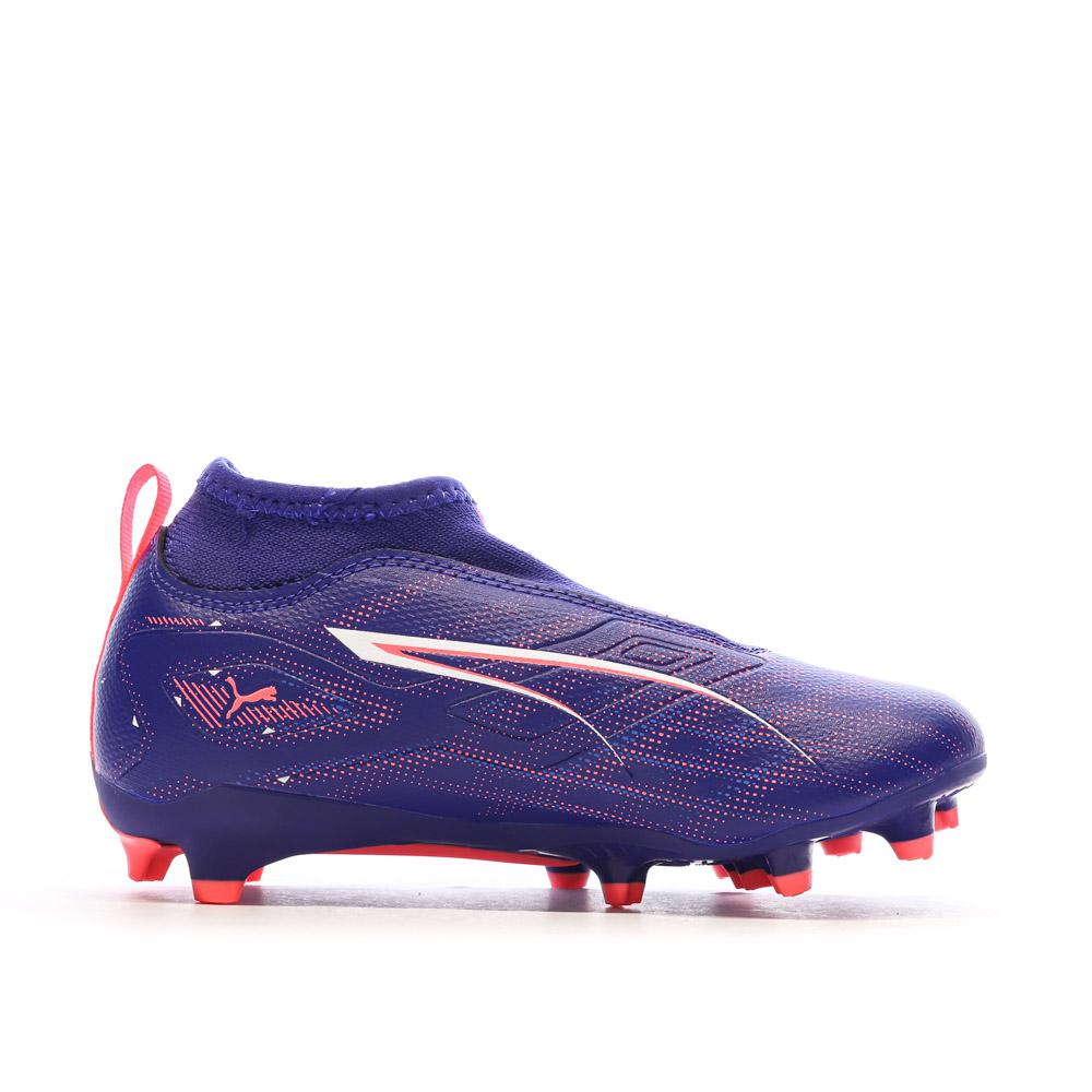 Chaussures de football Violettes Garçon Puma Ultra 5 FG/AG vue 2