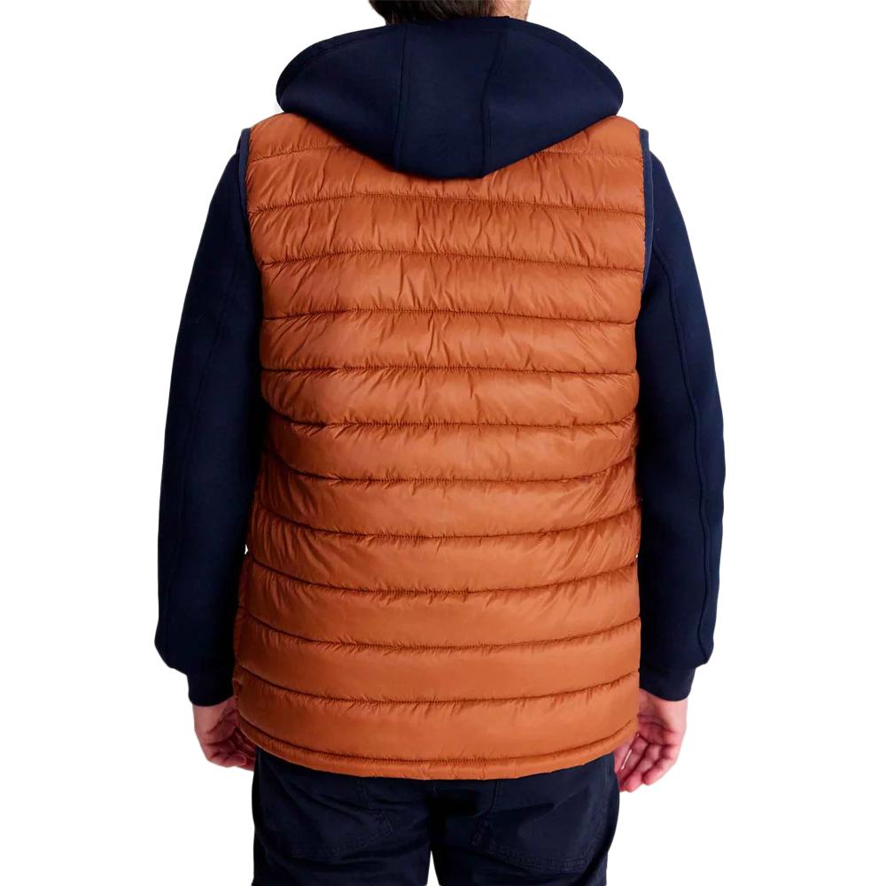 Doudoune Sans Manches Orange Homme TBS Fabian vue 2
