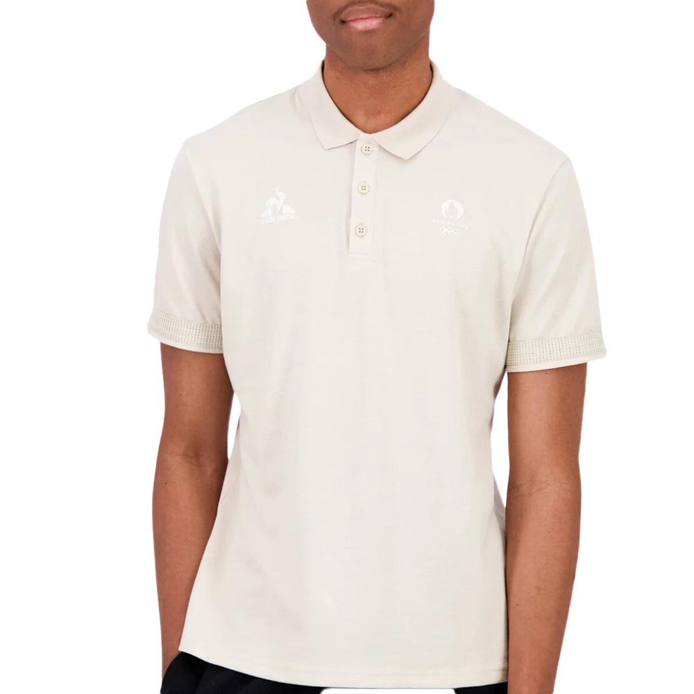 Polo Beige Homme Le Coq Sportif 2411053 pas cher