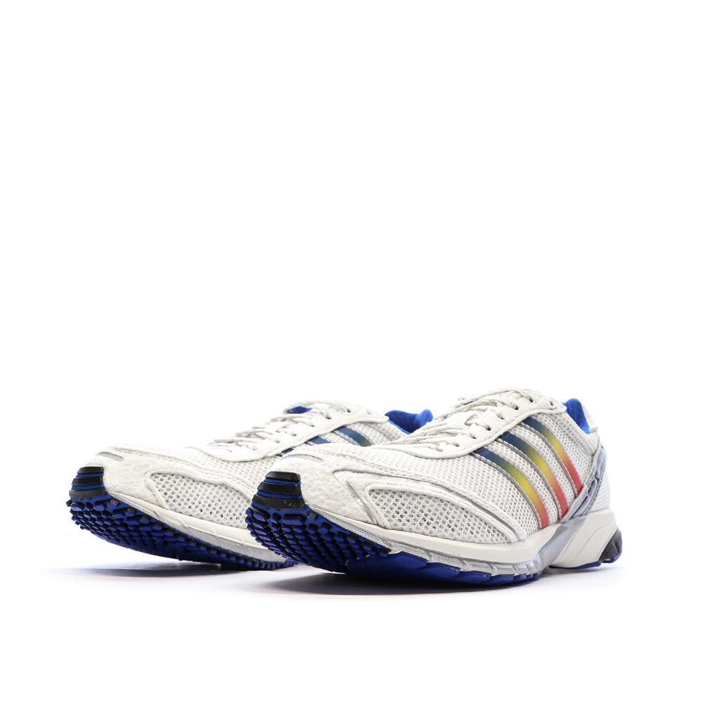 Baskets Blanches/Bleu Garçon Adidas Adizero Adios vue 6