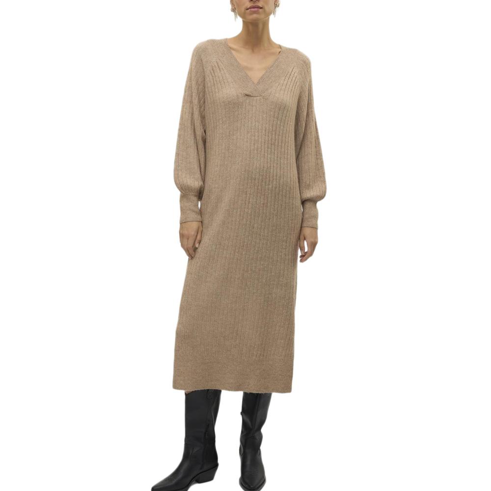 Vestido beige mujer Vero Moda Philine barato