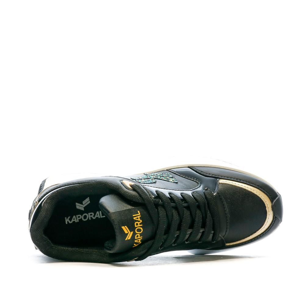 Baskets Noir Femme Kaporal Rayonne vue 4