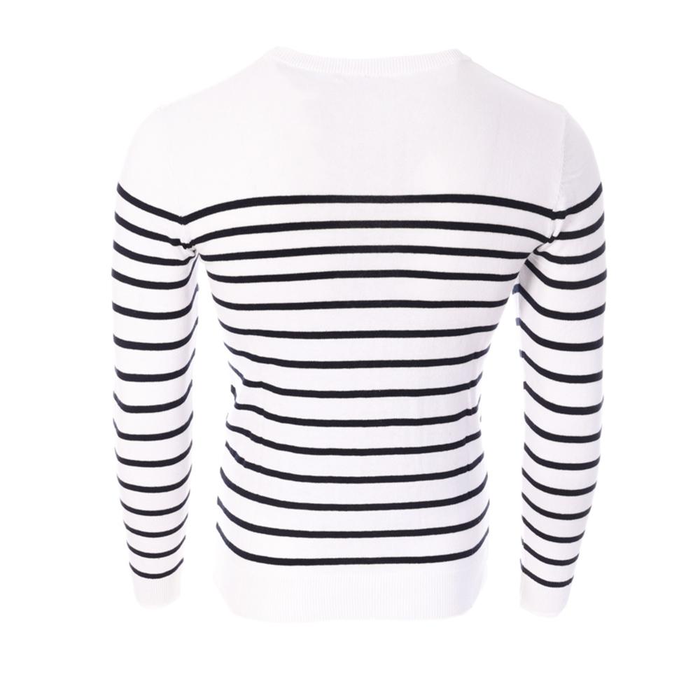 Pull Blanc/Marine Homme Redskins Marin vue 2