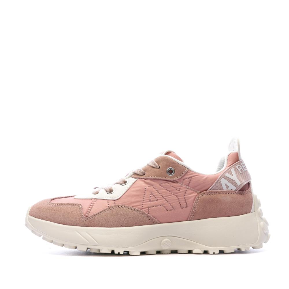 Baskets Rose femme Replay Castor pas cher