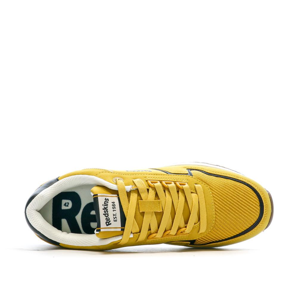 Baskets Jaune Homme Redskins Brams vue 4