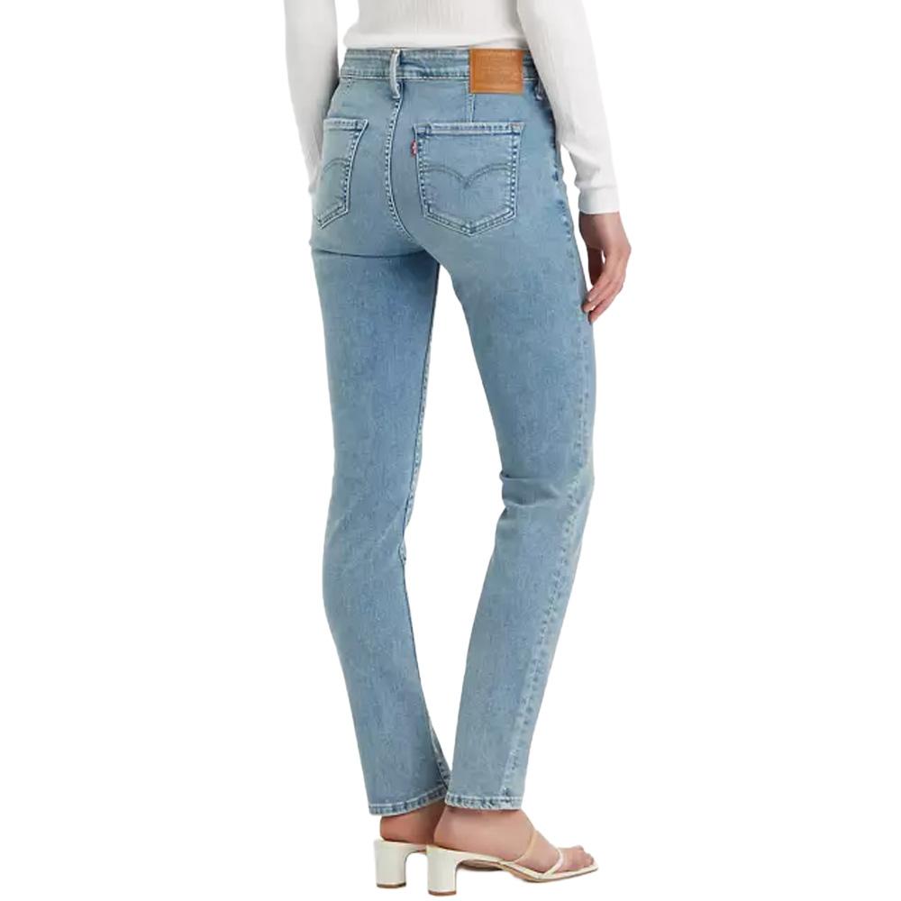 Levi's Welt Pocket Slim-Fit-Jeans 712 in Hellblau für Damen Ansicht 2
